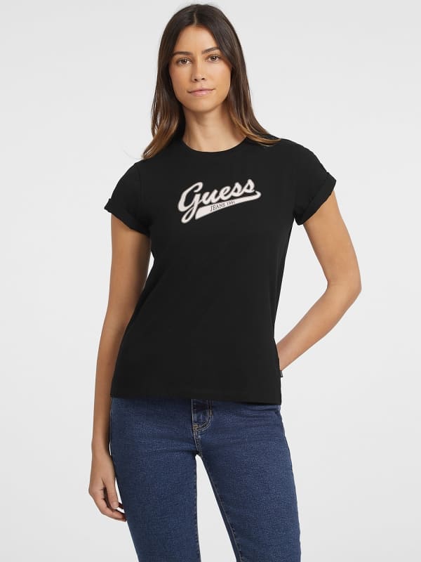 GUESS Camiseta Clásica Con Inscripción Del Logotipo