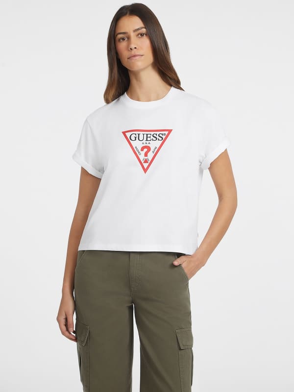 GUESS T-Shirt Boxy Iconic