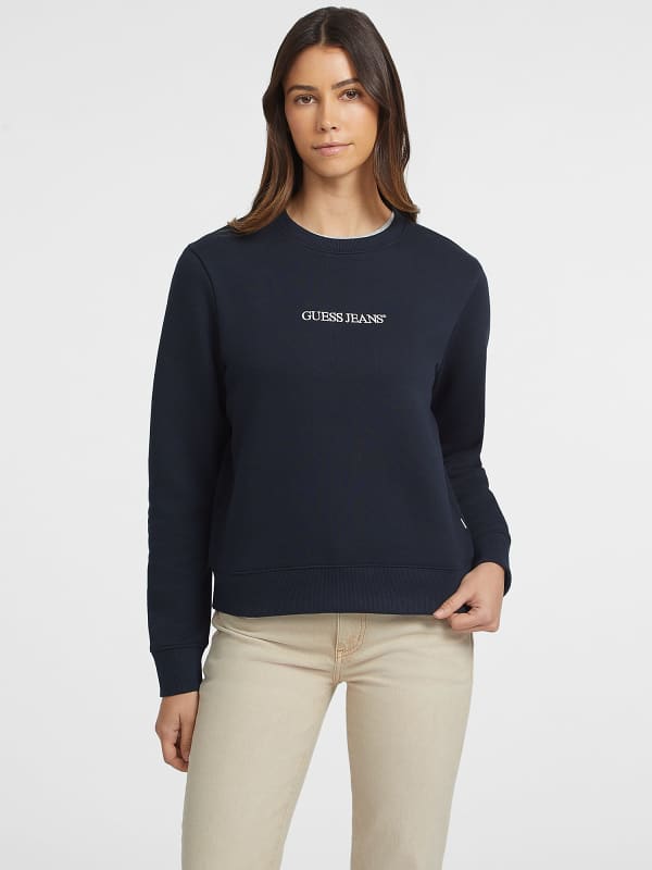 GUESS Embroidered Logo Sweatshirt