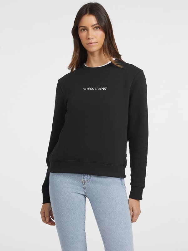 GUESS Embroidered Logo Sweatshirt