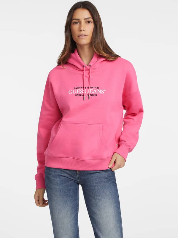 GUESS Sweat-Shirt Capuche Oversized American Tradition
