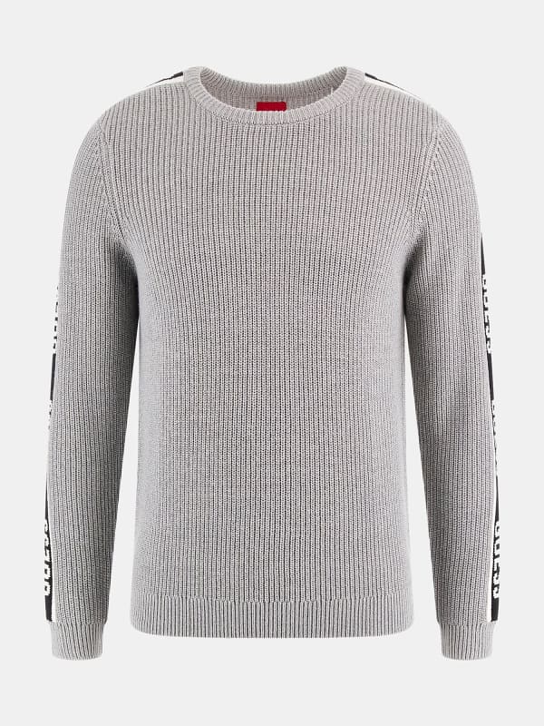 GUESS Sweater Met Logoband Zijkant