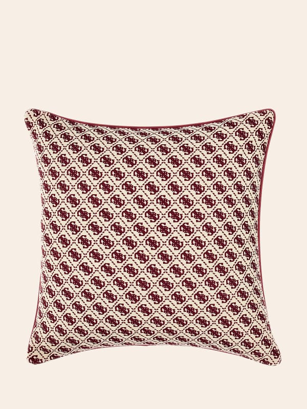 GUESS Coussin Carré Jacquard Logo 4G