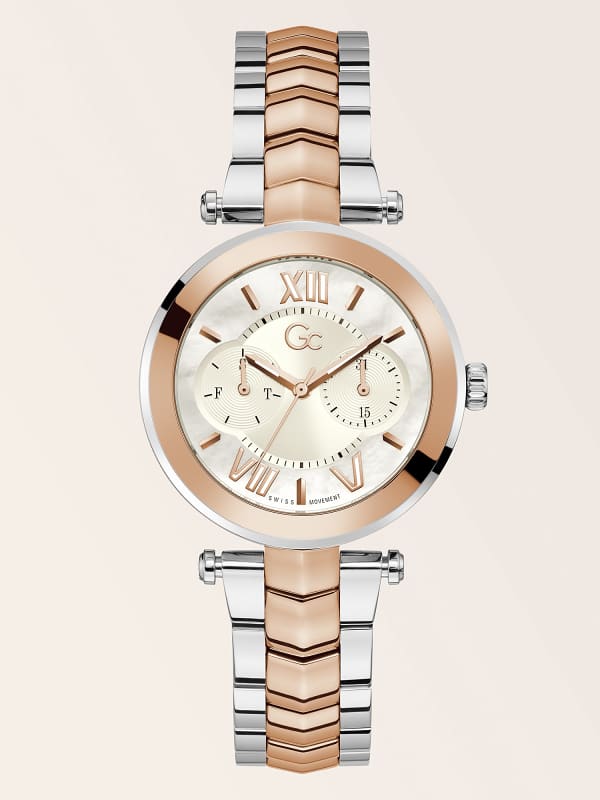 GUESS Horloge Gc Van Staal Met Datum