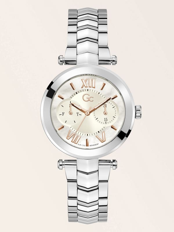 GUESS Horloge Gc Van Staal Met Datum