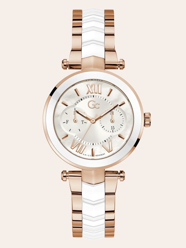 Marciano Guess Gc Ceramic Chronograph Watch