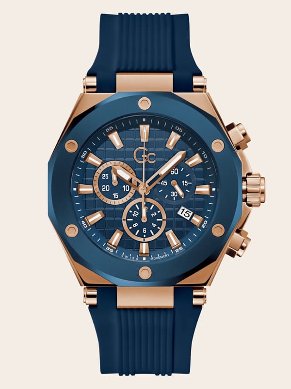 Marciano Guess Gc Silicone Chronograph Watch