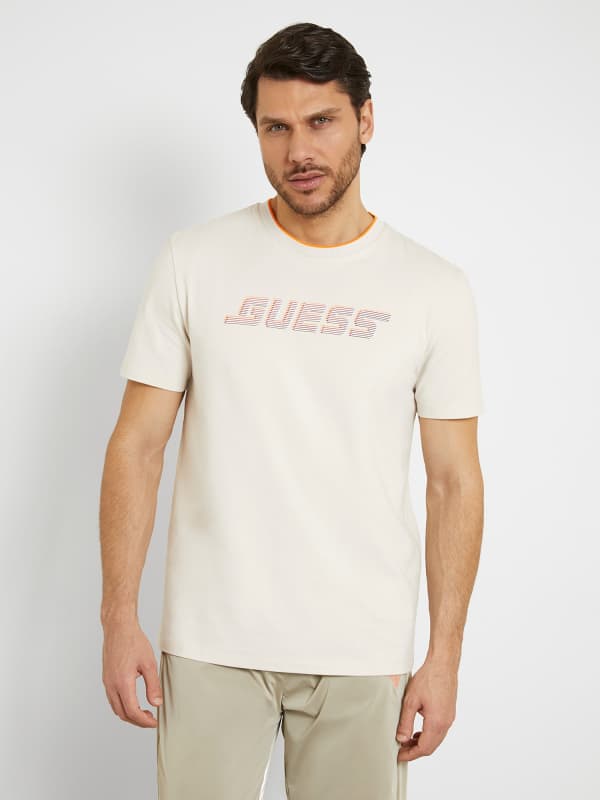 GUESS T-Shirt Met Logo Voorkant