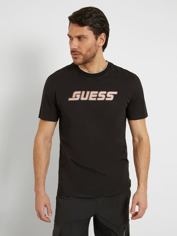 GUESS T-Shirt Met Logo Voorkant