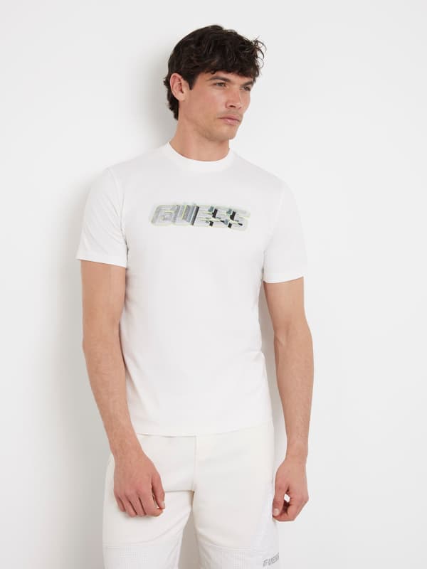 GUESS T-Shirt Met Logo Voorkant