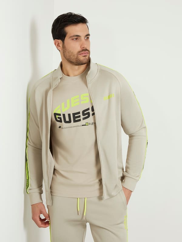 GUESS Sweater Met Band Op De Zijkant Met Rits