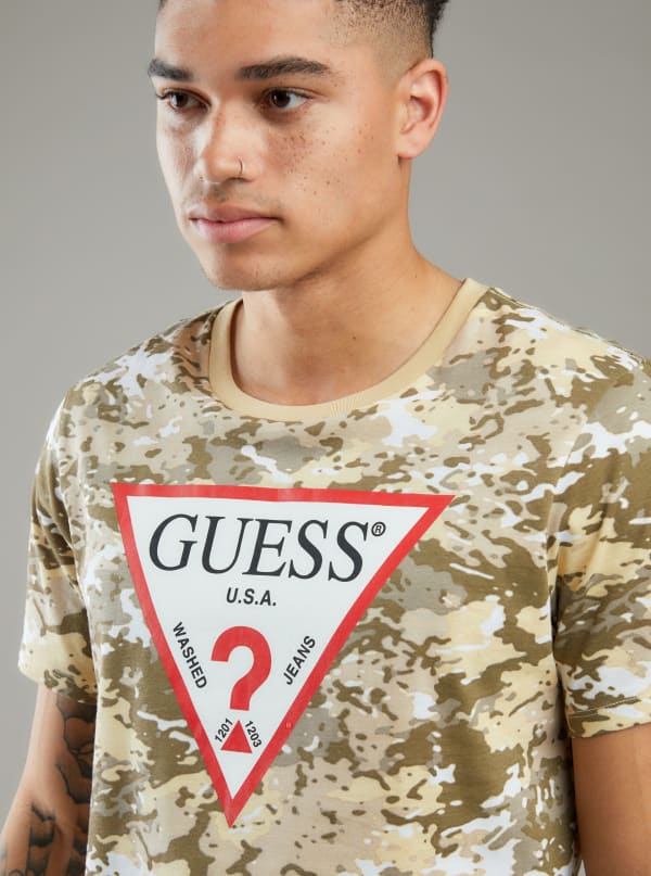 Eco Camo Print Logo Tee