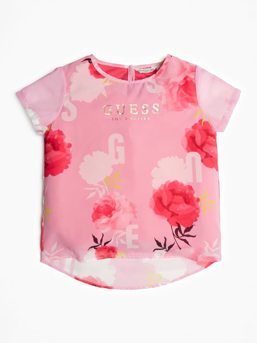 guess flower shirt