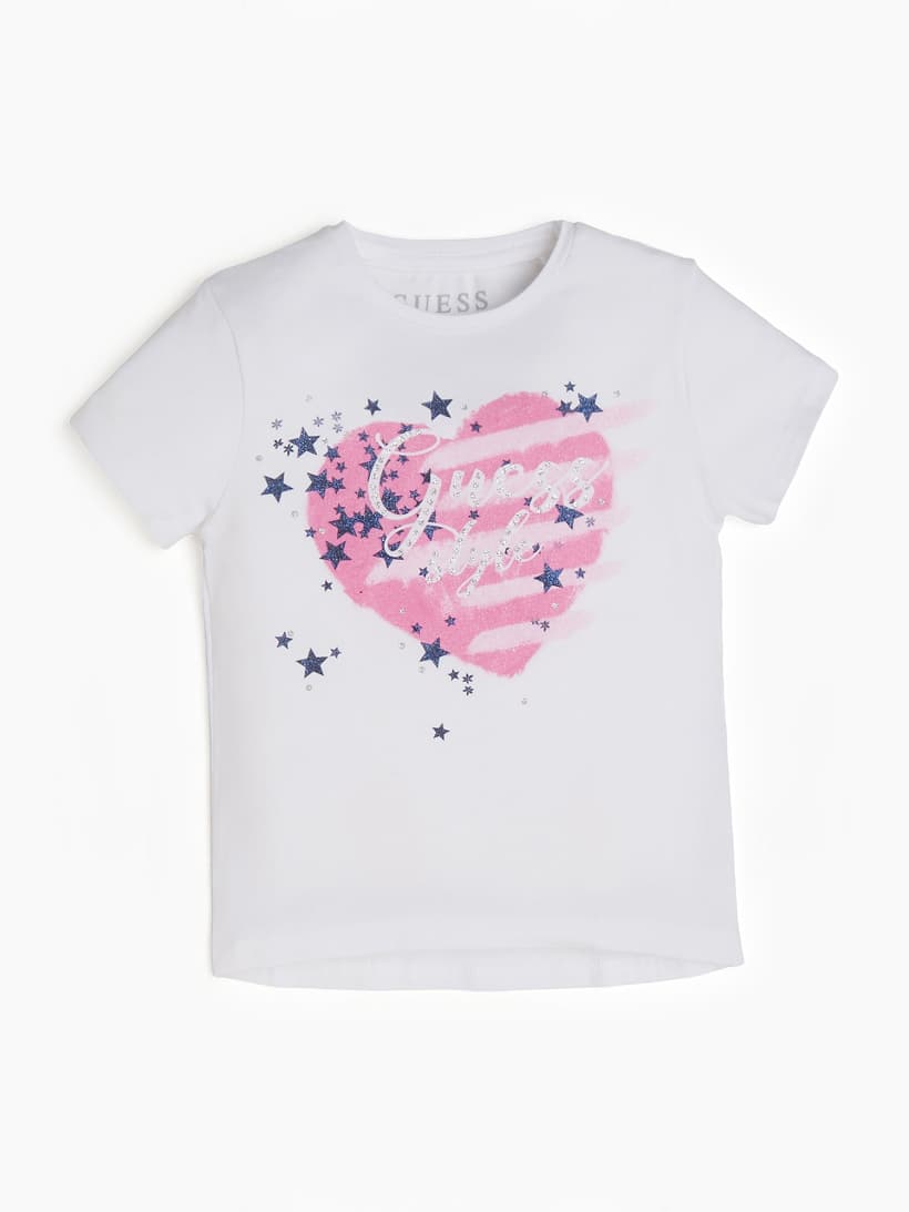 guess glitter t shirt