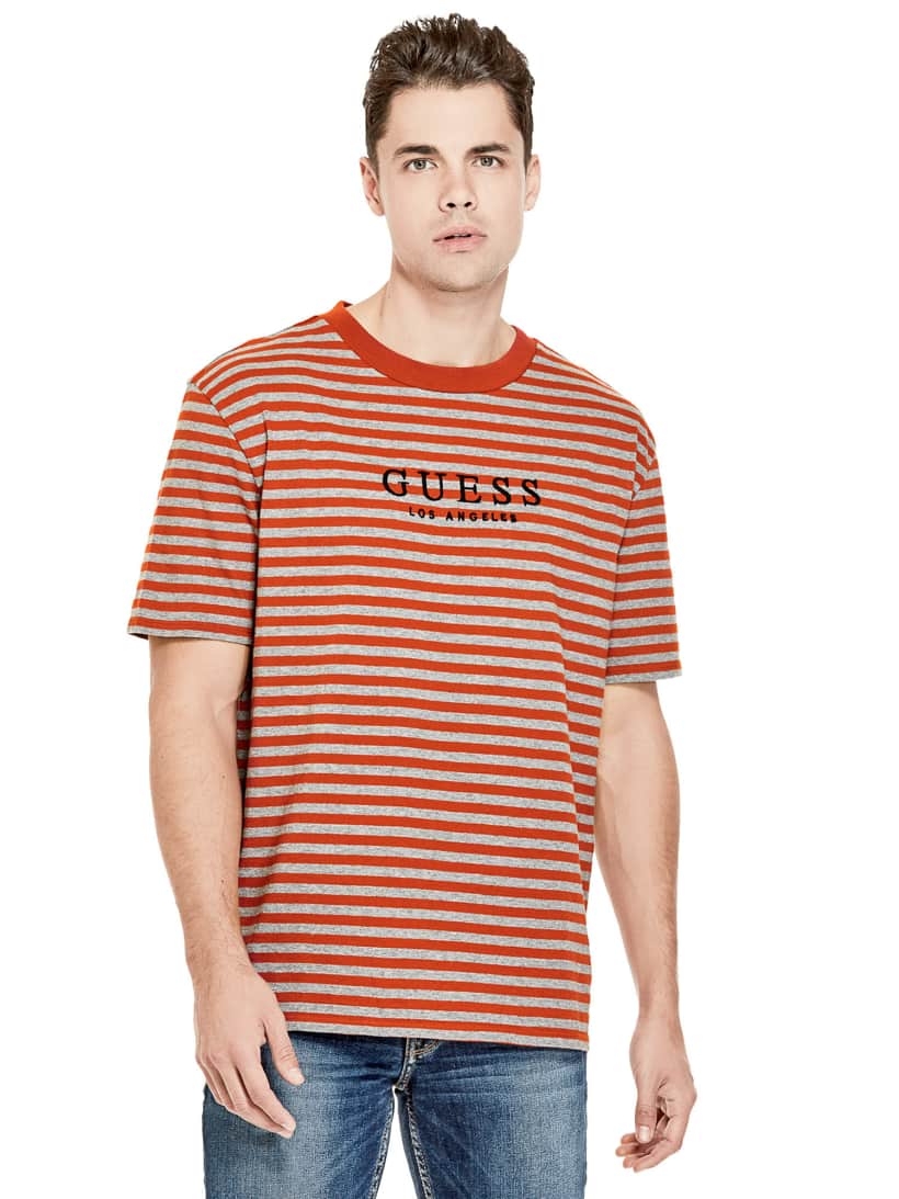 camiseta guess a rayas