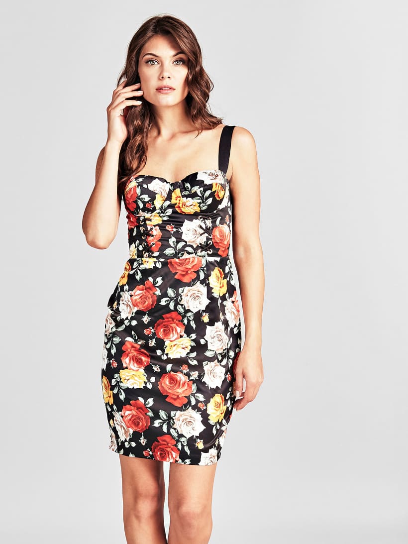 robe guess imprimé fleurs robe guess imprimé fleurs