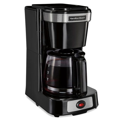 GuestSupply US | Hamilton Beach 4-Cup Coffeemaker with Glass Carafe, Black