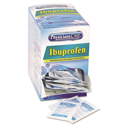 Ibuprofen Medication, Two-Pack, 50 Packs/Box Ibuprofen Medication, Two-Pack, 50 Packs/Box