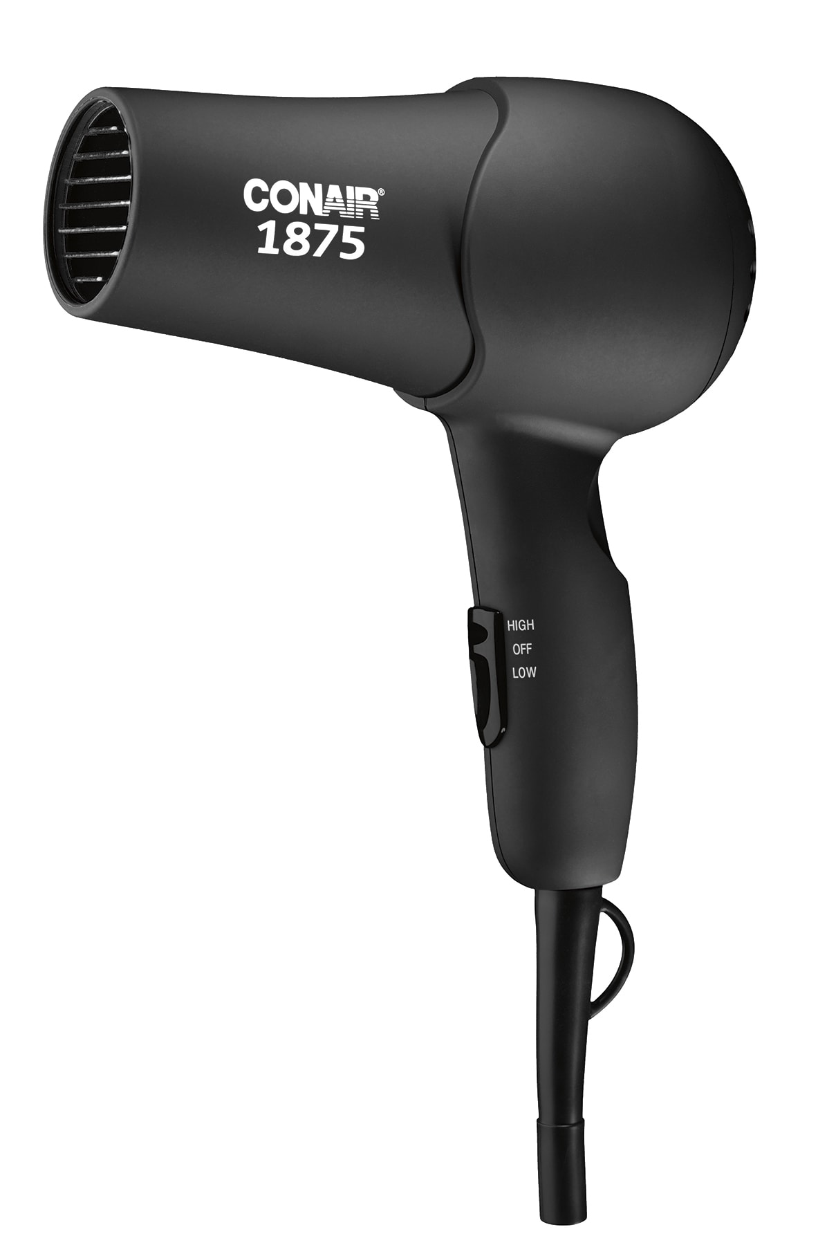 Conair® Soft Surface Turbo Hair Dryer, 1875W, Black