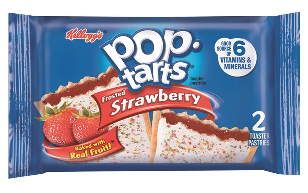 Pop Tarts, Frosted Strawberry, 3.67 oz, 2/Pack, 6 Packs/Box Pop Tarts, Frosted Strawberry, 3.67 oz, 2/Pack, 6 Packs/Box
