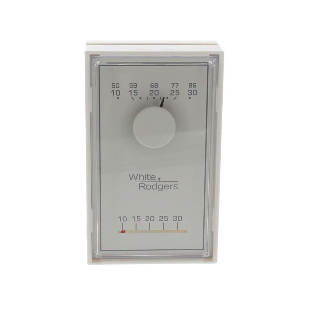 Emerson White Rodgers 24V Thermostat, Heat/Cool, Vertical, °C/°F