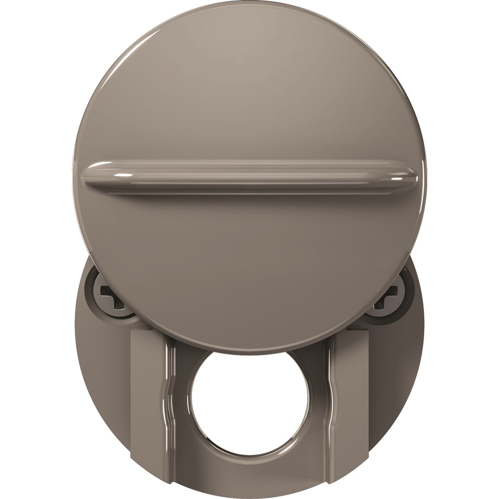 Bolatus 2 Pcs 60mm Desk Grommets, Round Desk Cable Hole Cover Plastic