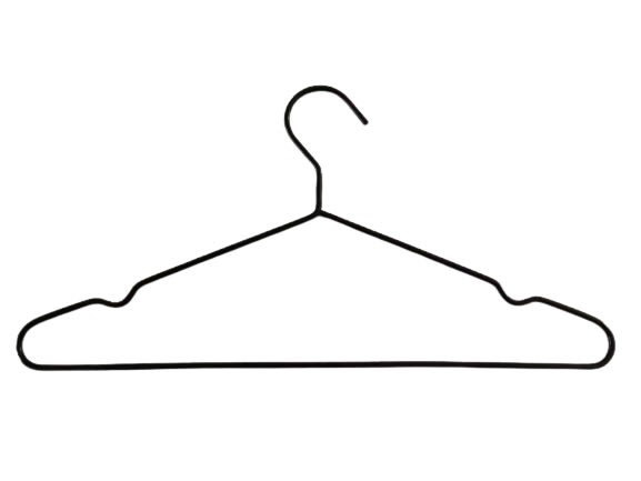 Metal Hanger, Black