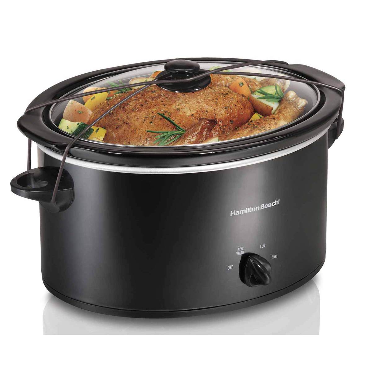 GuestSupply US | Hamilton Beach Portable Slow Cooker, 5 Quart