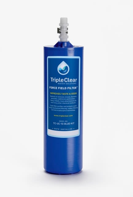 Force Field - Under the Sink 10 in. Replacement Point of Use Water Filtration Capsule with Carbon Force Field - Under the Sink 10 in. Replacement Point of Use Water Filtration Capsule with Carbon