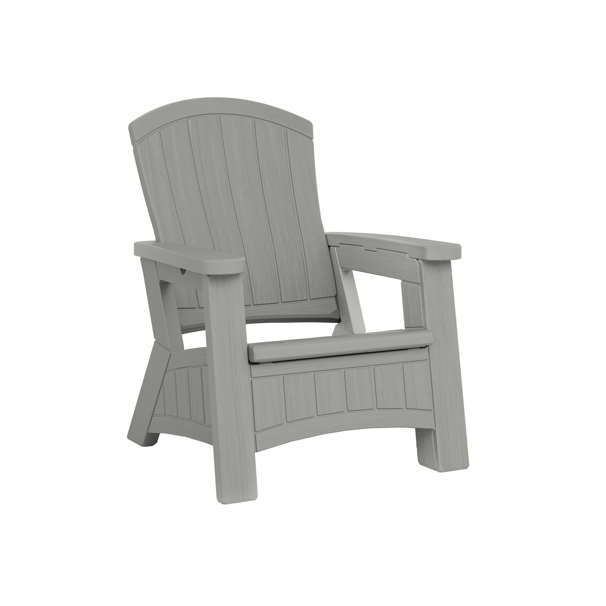 Suncast Commercial Adirondack Chair with Storage, Ice Cube