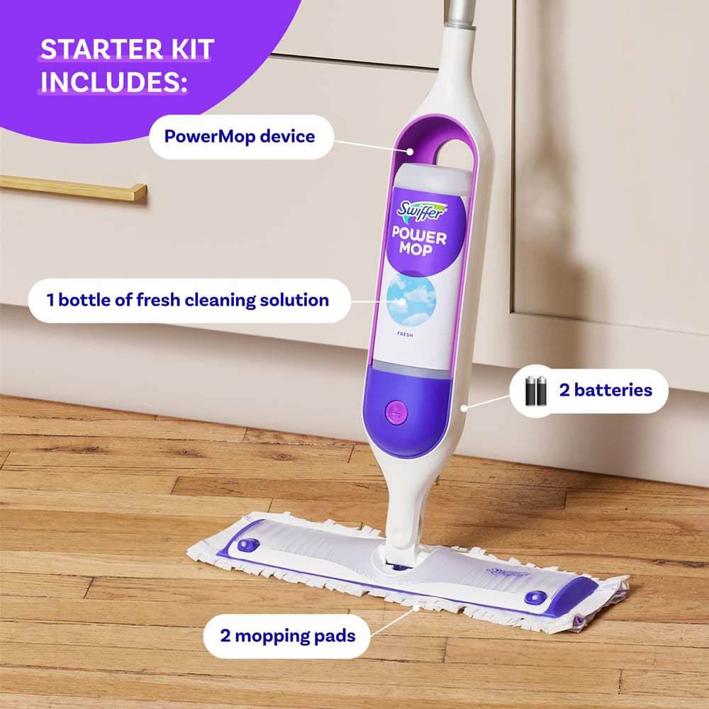 Swiffer PowerMop Multi-Surface Kit in Fresh Scent - Delivered In As