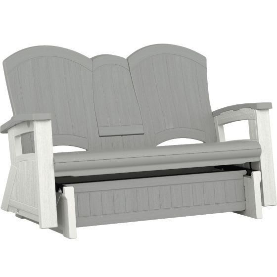 Suncast Adirondack Glider with Console - Thumbnail 5