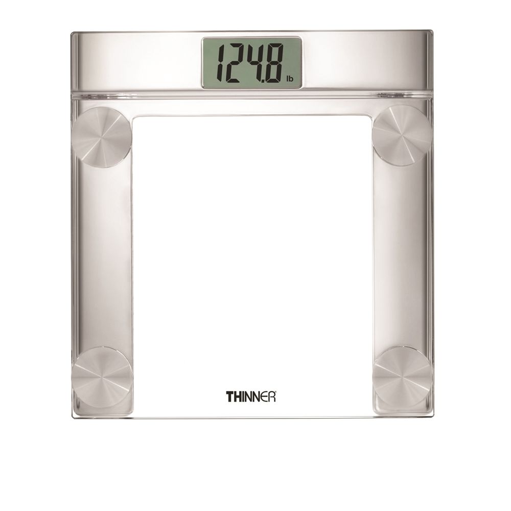 Guestsupply Us Thinner Th360wh Digital Precision Chrome And Glass Scale