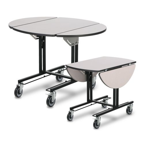 GuestSupply US | Room Service Table with 2 Bi-Fold Dropleaves, Oval ...