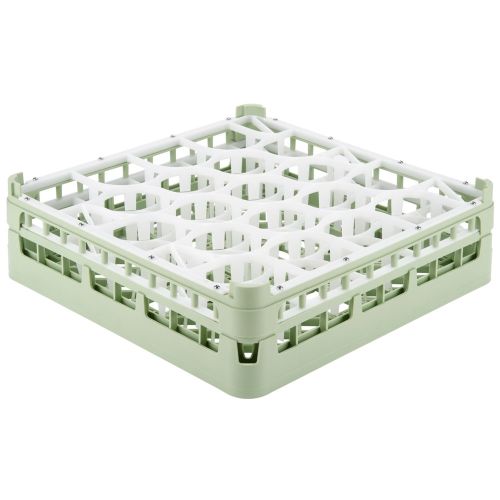 GuestSupply US | Signature 20-Compartment Medium Lemon Drop Glass Rack
