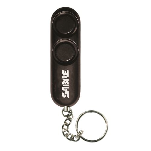 GuestSupply CA | SABRE Personal Alarm Key Ring, 120 dB, Black