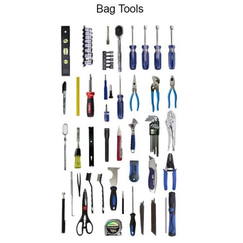 GuestSupply US | FlexCart Maintenance Engineering Tool Bag Tool Set, 84 ...