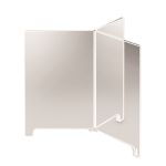 GuestSupply US | 3-Wing Table Top Displayette, 4x6, Clear