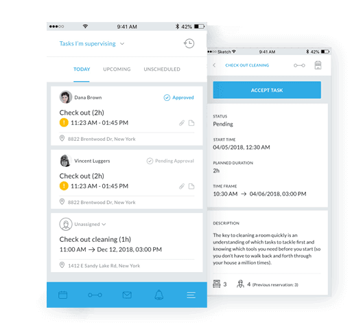Guesty mobile management app