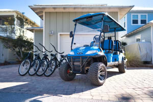 6-Seater Golf Cart included with every Reservation