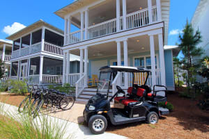 Bikes and Golf Cart for Convenient Travel!