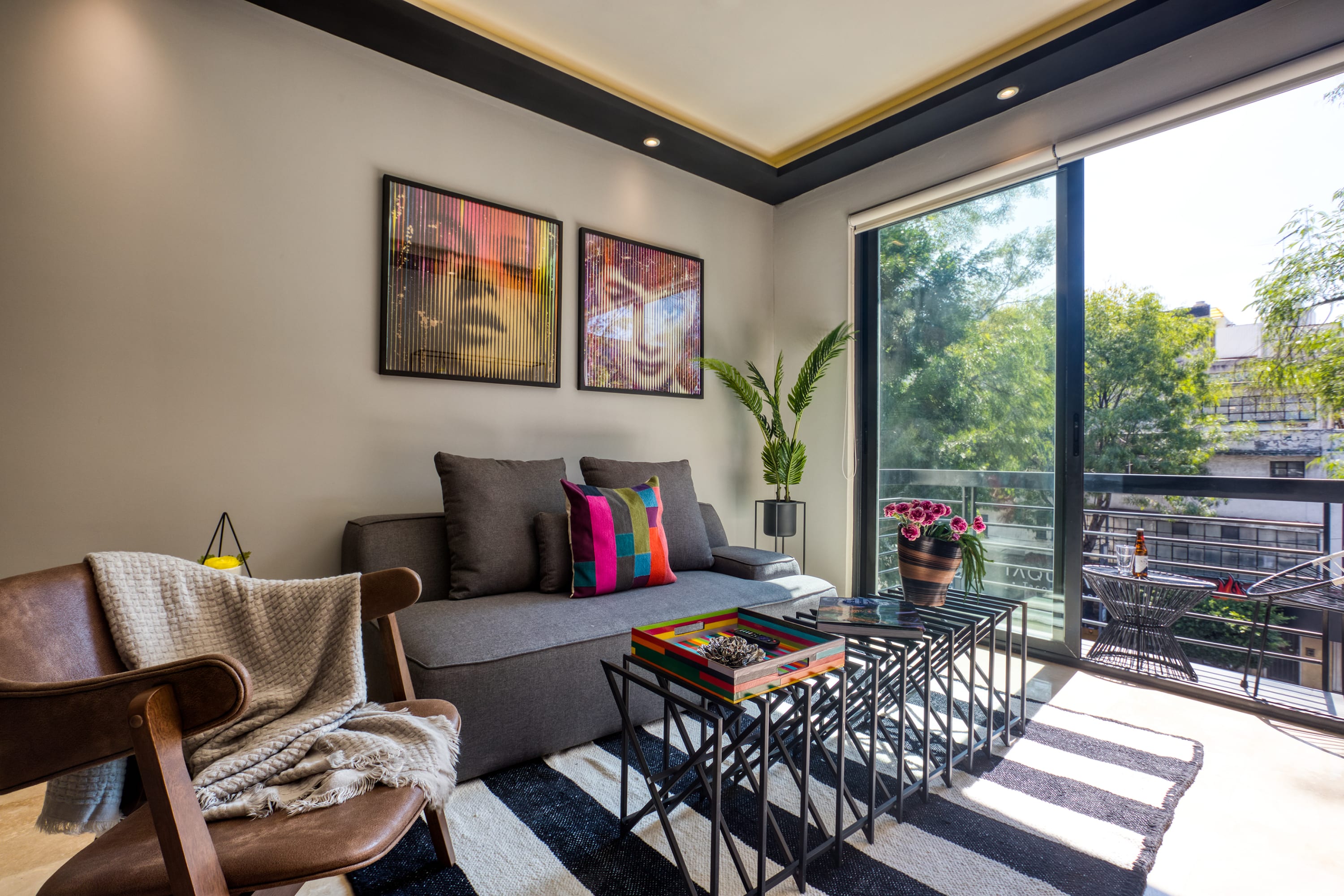 Splendid 2BR Apt | Pvt Balcony | Reforma | Gym+Rooftop+Grill