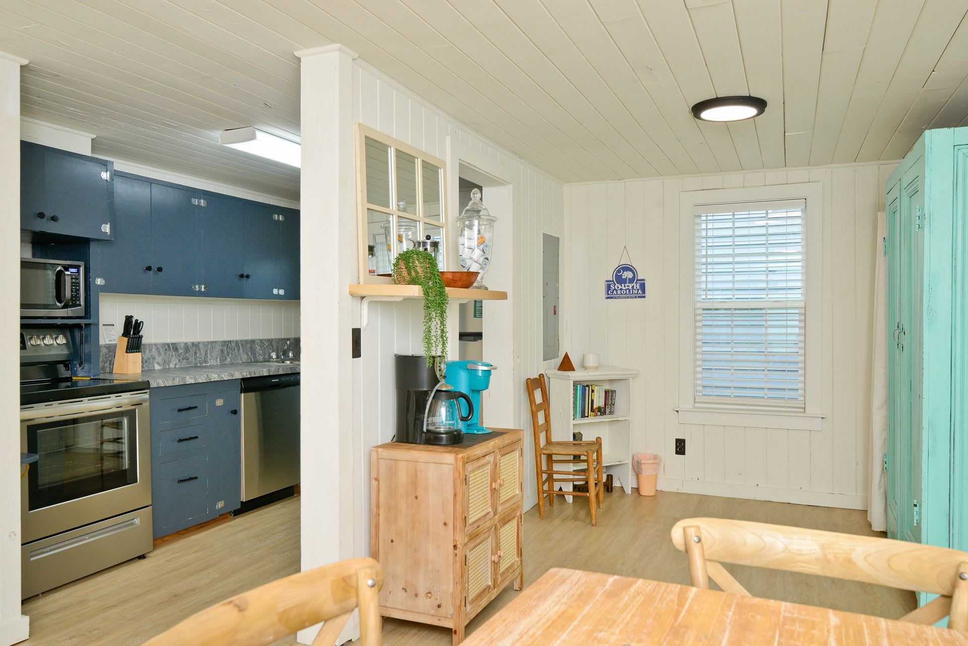 Upstairs Coffee Area and Kitchen