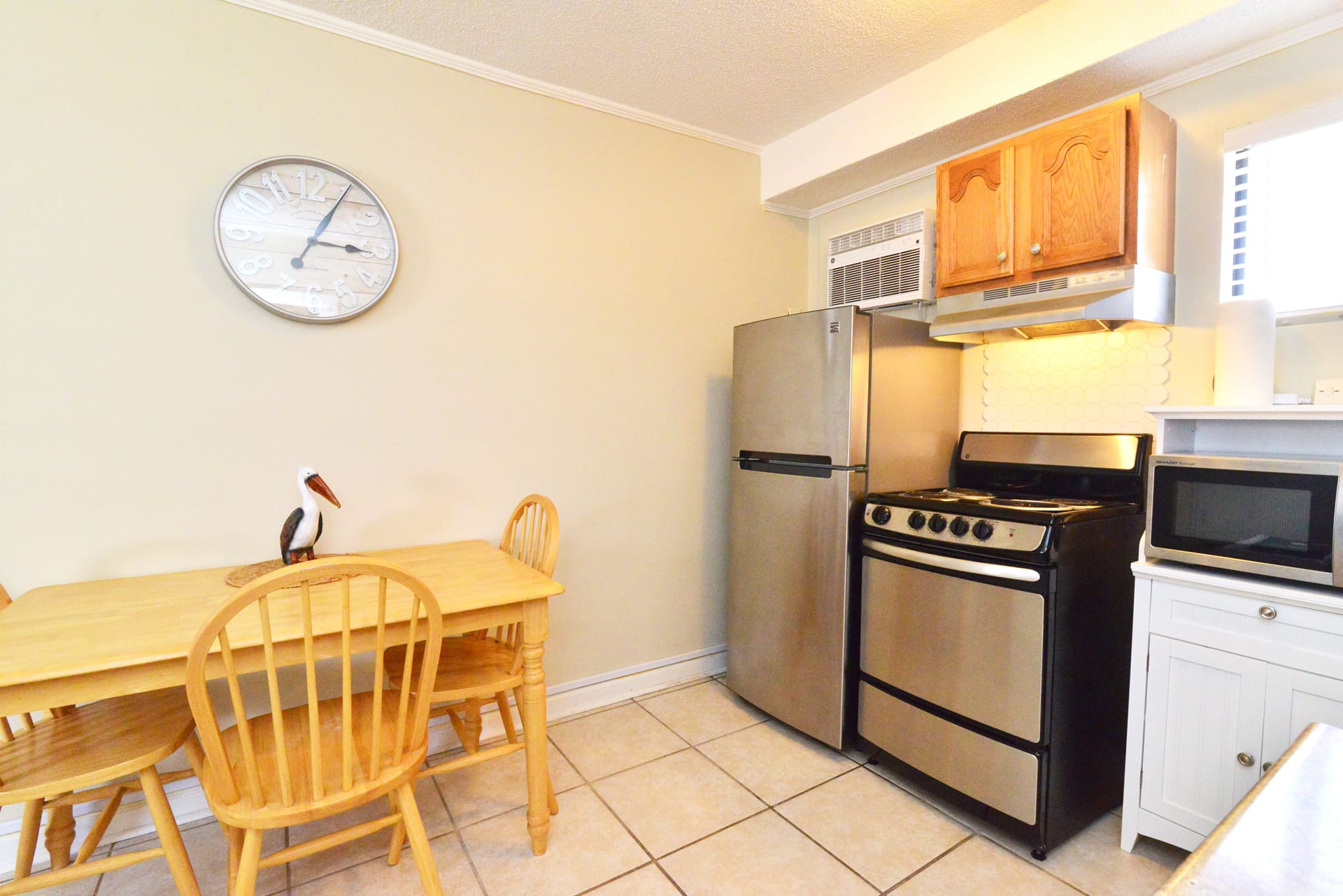 Fully stocked kitchen