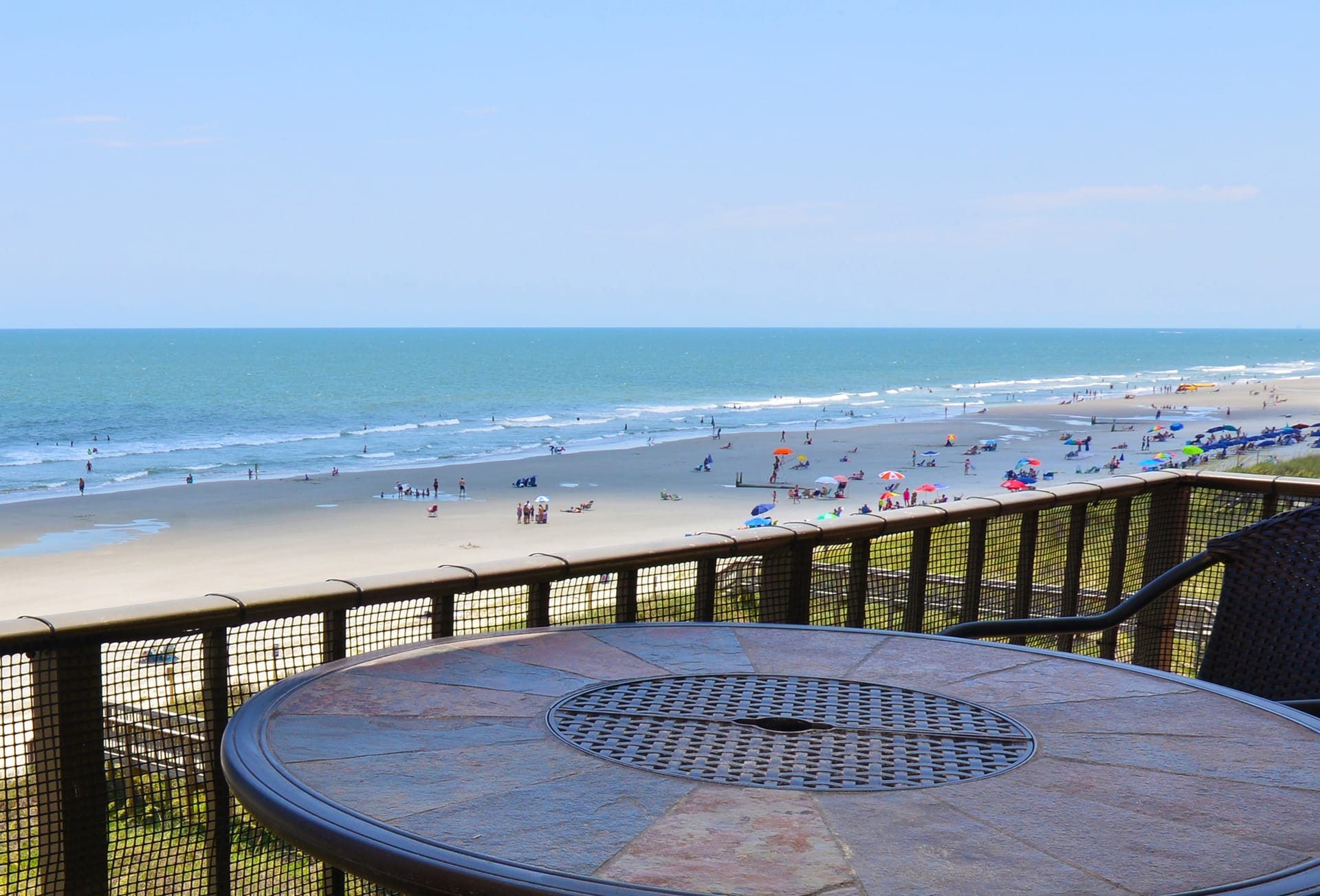 Ocean Breeze Balcony View of the Beach