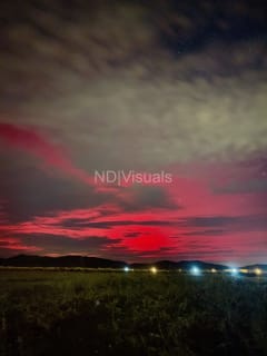 When the Desert Sky Turned Red