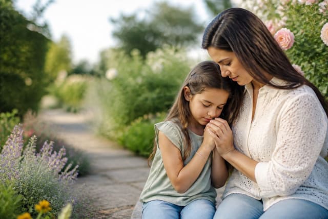 Featured image for Teaching Kids to Pray and Trust God When Life Feels Scary or Uncertain