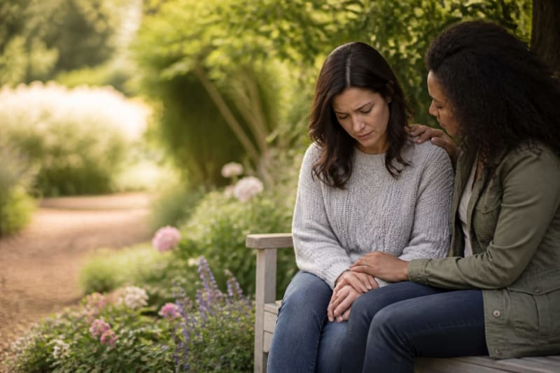 Featured image for Christian Support in Crisis Shows Us Christ’s Love When Life Falls - Blog article by Jessica DeYoung