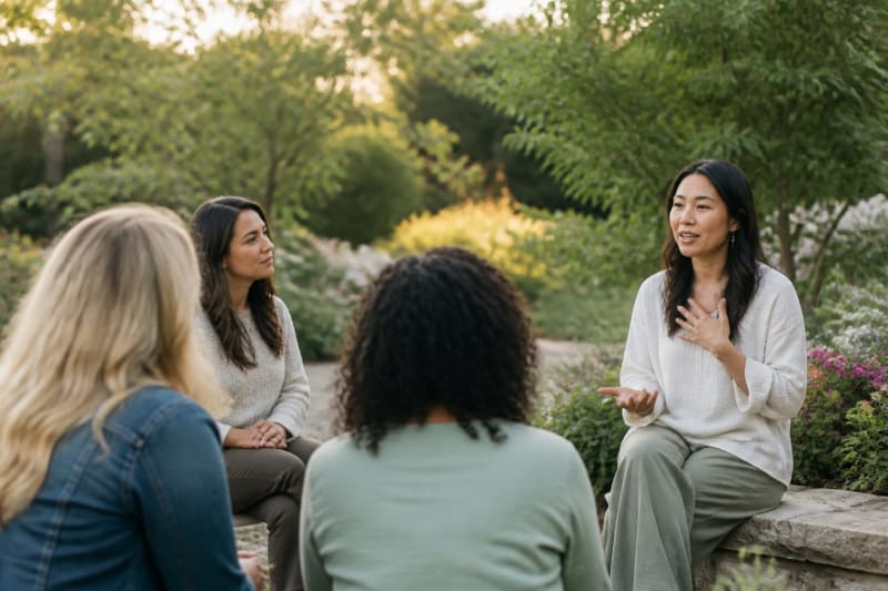 Featured image for Christian Women Sharing Testimonies Heal Communities - Blog article by Jessica DeYoung