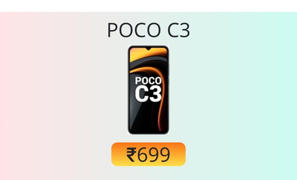 POCO C3 Battery Price official